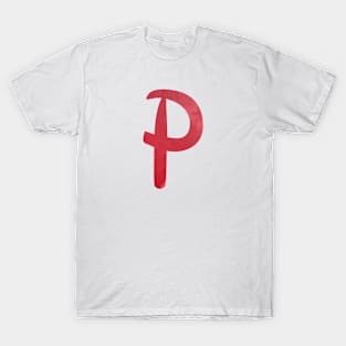 p Inspired Silhouette T-Shirt